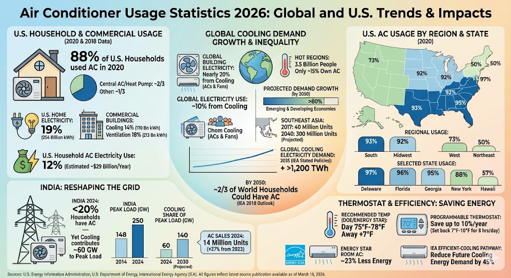 air conditioner usage statistics
